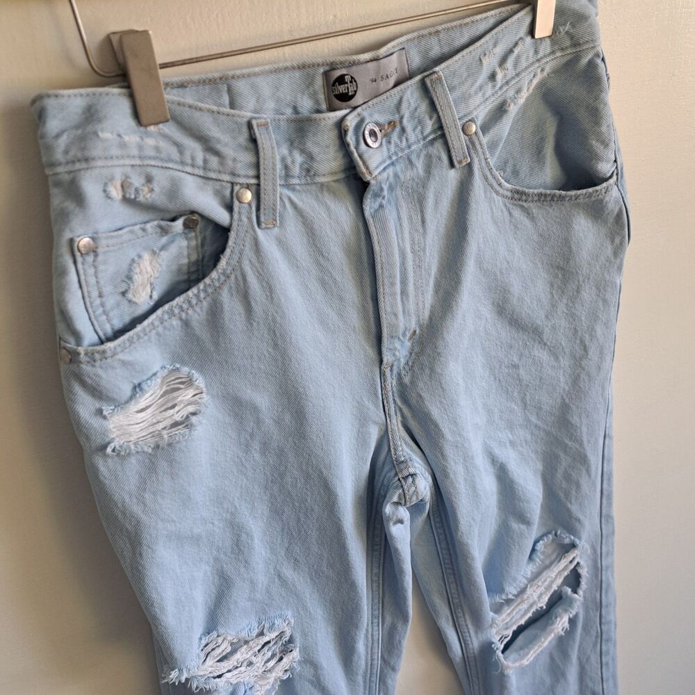Levi's Light Blue Boyfriend Jeans - Picture 3 of 12